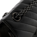 Aged Calfskin Quilted 2.55 Reissue Mini Flap So Black