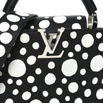 LV X YK Taurillon Capucines BB Black White