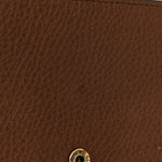 Cellarius Calfskin GG Marmont Chain Wallet Nut Brown