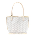 Goyardine Reversible Mini Anjou White