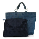Denim Large CC Tote Dark Navy Blue