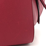 Grained Calfskin Small Hammock Shoulder Bag Raspberry