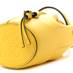 Calfskin Mini Balloon Bucket Bag Yellow