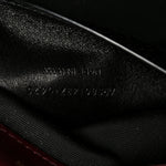 Lambskin Chevron Quilted Small LouLou Rouge Cabernet