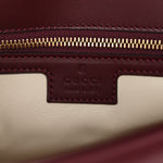 Calfskin Matelasse Small GG Marmont Shoulder Bag Ancora Red