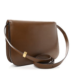Box Calfskin Medium Classic Box Flap Bag Camel