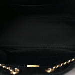 Denim Quilted Mini Chanel 25 Handbag Dark Blue