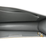 Box Calfskin 30 Montaigne Flap Bag Gray