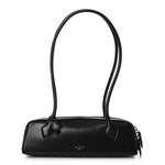 Shiny Goatskin Small Le Teckel Bag Black