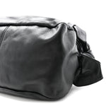 Nappa Medusa Chain Shoulder Bag Black