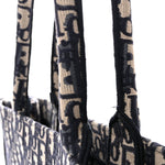 Oblique Large Book Tote Blue Multicolor