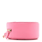 Caviar Quilted Gripoix CC Round Clutch With Chain Pink