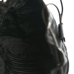 Tessuto Nylon Vela Chain Backpack Black