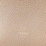 Soft Grained Calfskin Small Sangle Bucket Bag Taupe