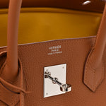 Togo Swift Officier Birkin 30 Gold Ambre