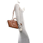Supple Shiny Lambskin Small New Luggage Soft Tan