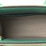 Monogram Jumbo GG Textured Dollar Calfskin Mini Tote Bag Pepperlight Mint