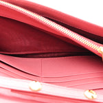 Saffiano Metal Oro Chain Wallet Ibisco