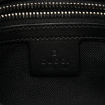 Soft GG Supreme Monogram Web Belt Bag Black Grey