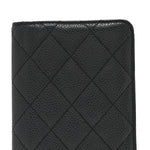 Caviar Quilted Agenda Cover Black
