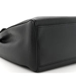 Supple Grained Calfskin Medium Soft 16 Bag Black