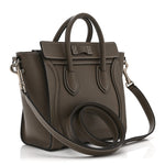 Drummed Calfskin Nano Luggage Souris