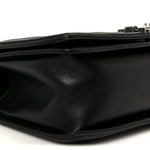 Lambskin Quilted Medium Boy Flap Black