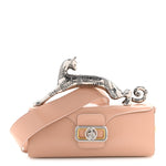 Calfskin Logo Medium Cat Pencil Bag Pink
