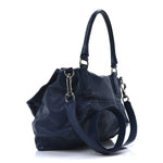 Sugar Goatskin Medium Pandora Deep Blue