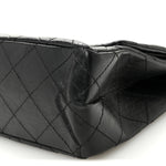 Aged Calfskin Quilted 2.55 Reissue 227 Flap Black