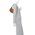 Smooth Calfskin Medium Strap Ava Triomphe Shoulder Bag Tan