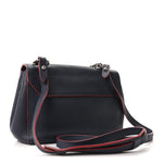Calfskin Lockme II Chain Bag BB Marine Rouge