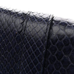 Snakeskin PS1 Pochette Clutch Blue