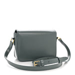Shiny Calfskin Teen Triomphe Petrol
