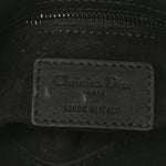 Ultra Matte Calfskin Cannage Mini Lady Dior Black