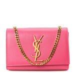 Grain De Poudre Small Monogram Kate Satchel Bubblegum
