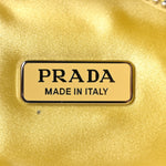 Satin Crystal Triangle Pouch Ananas