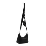 Re-Nylon Saffiano Re-Edition 2005 Shoulder Bag Black