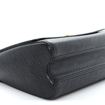 Epi Twist Braided Strap Shoulder Bag MM Black