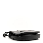 Shiny Nappa Calfskin Paseo Satchel Black