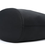 Pebbled Sport Calfskin Medium Lotus Tote Black