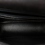 Metallic Sheepskin Quilted 2.55 Reissue Mini Flap Dark Silver