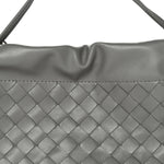 Nappa Intrecciato Dustbag Notte Shoulder Bag Basalt