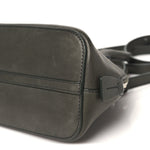 Saddle Calfskin Mini Devon Bag Koala Grey