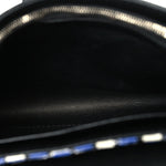 Calfskin Epi Smock Louise MM Chain Clutch Blue White Black