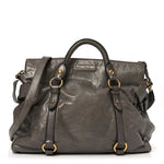 Vitello Lux Bow Bag Pomice