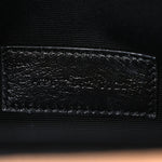 Grain De Poudre Matelasse Chevron Monogram Cassandre Flap Pouch Natural Dark