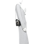 Lambskin Cannage Micro Lady Dior Black