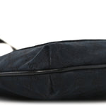 Monogram Flat Messenger Bag Black