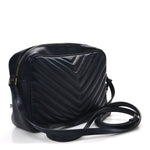 Calfskin Matelasse Monogram Lou Camera Bag Deep Marine